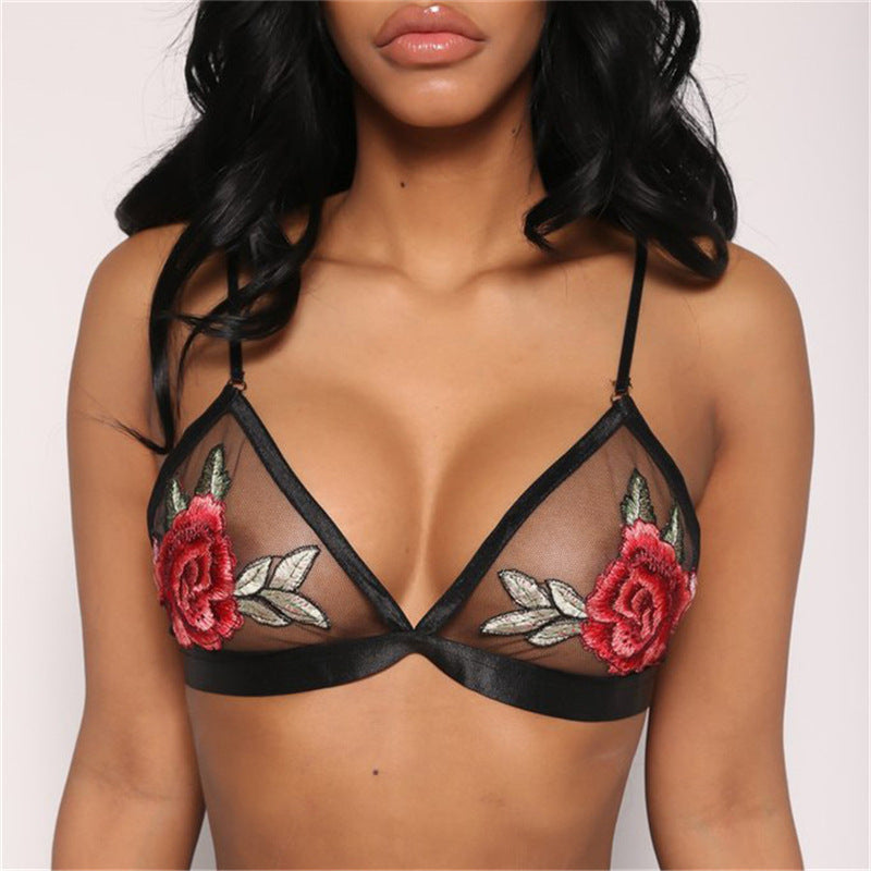 The Oyinlọlá Rosa Embroidered Strap Bra