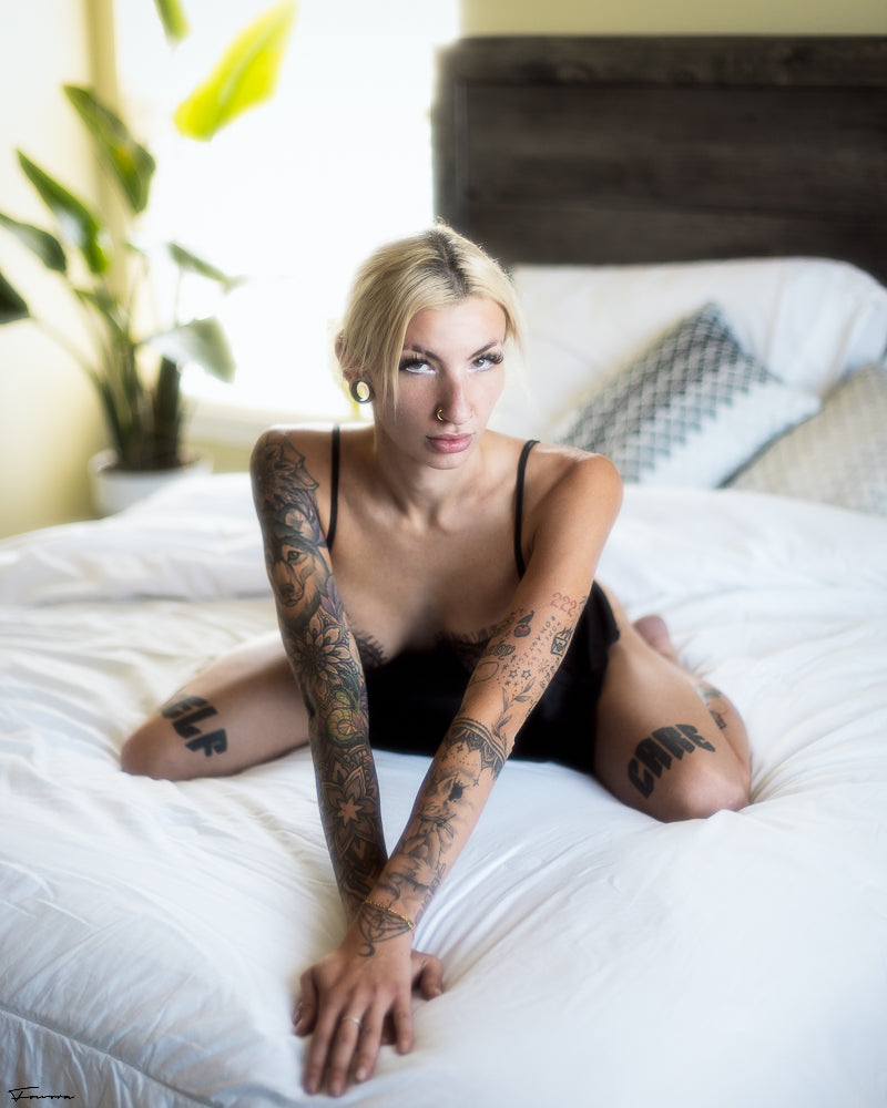 The Fẹ̀yìntọlá Sexy Pajamas Lace Nightdress